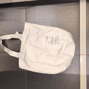 Maison Margiela large Shanghai White Canvas Tote Bag